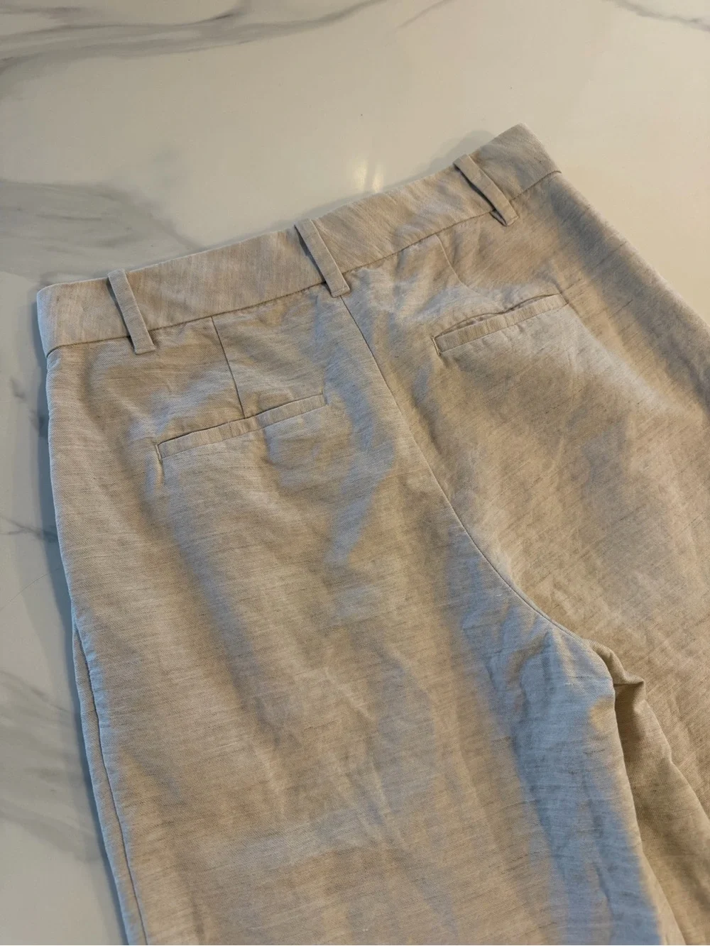Aritzia The Effortless Pant™ Cropped - Natural Ecru